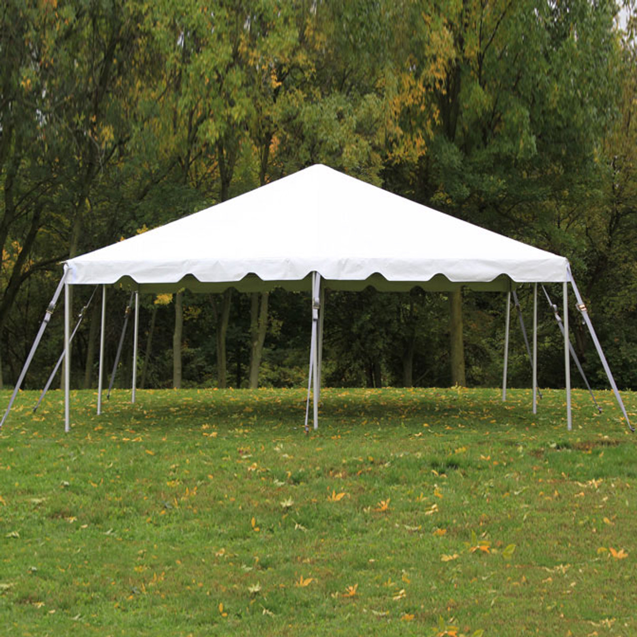 White 20 x 20 Frame Tent