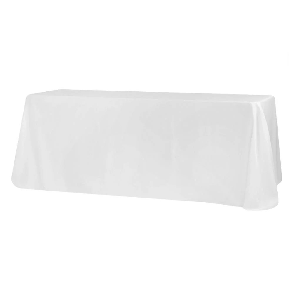 90x132 Polyester Table Linen-Fits 6ft Banquet Table